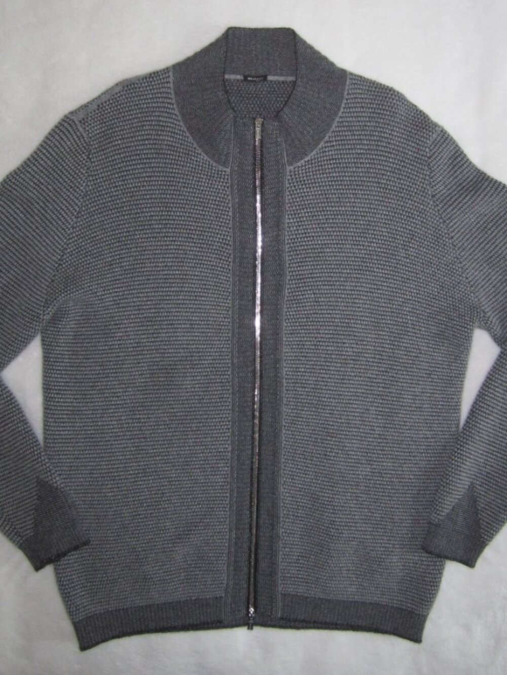 KITON 100% Cashmere Zip Front Cardigan Sweater Men's 56 XXL